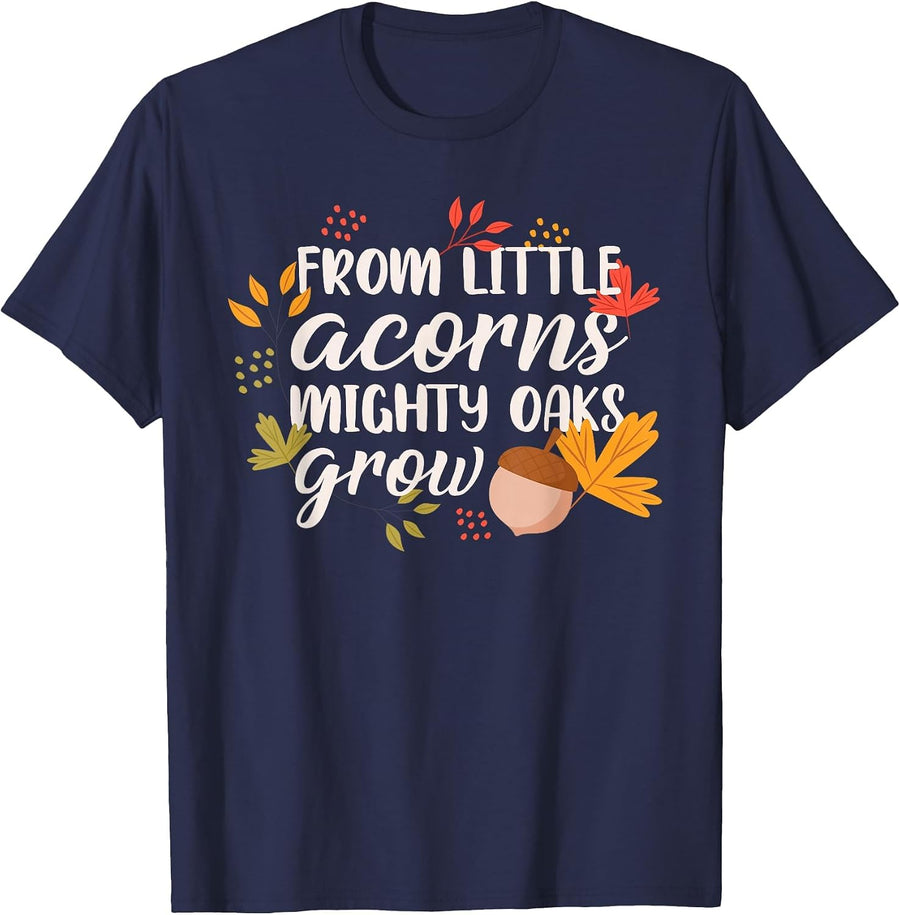 from Little Acorns Oaks Grow T-Shirt - Navy Blue