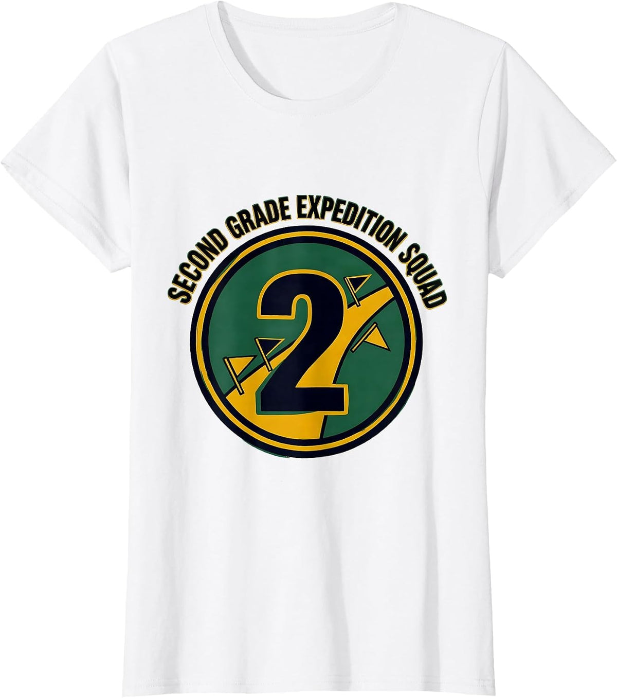 Second Grade Expedition Squad Cute 2nd Grade Back To School T-Shirt - White