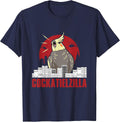 Cute Cockatiel Parrot, Cockatielzilla Funny Gifts T-Shirt - Navy Blue