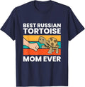Best Russian Tortoise Mom Ever T-Shirt - Navy Blue