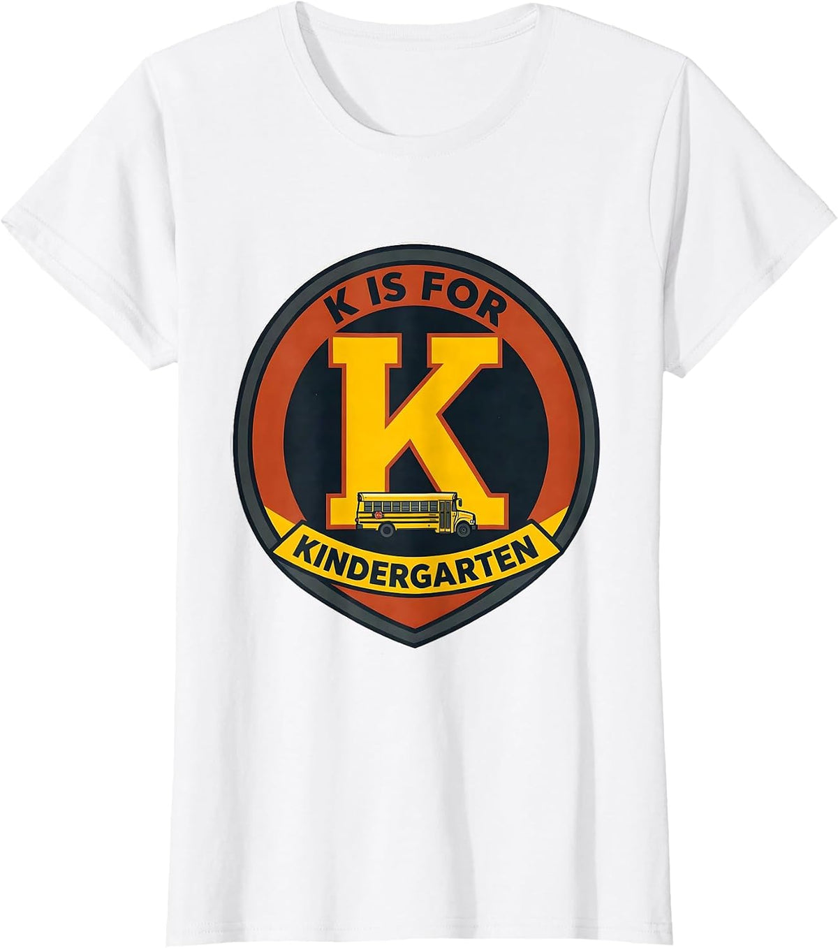 K Is For Kindergarten Teacher Back To School Cheerful Screen T-Shirt - White