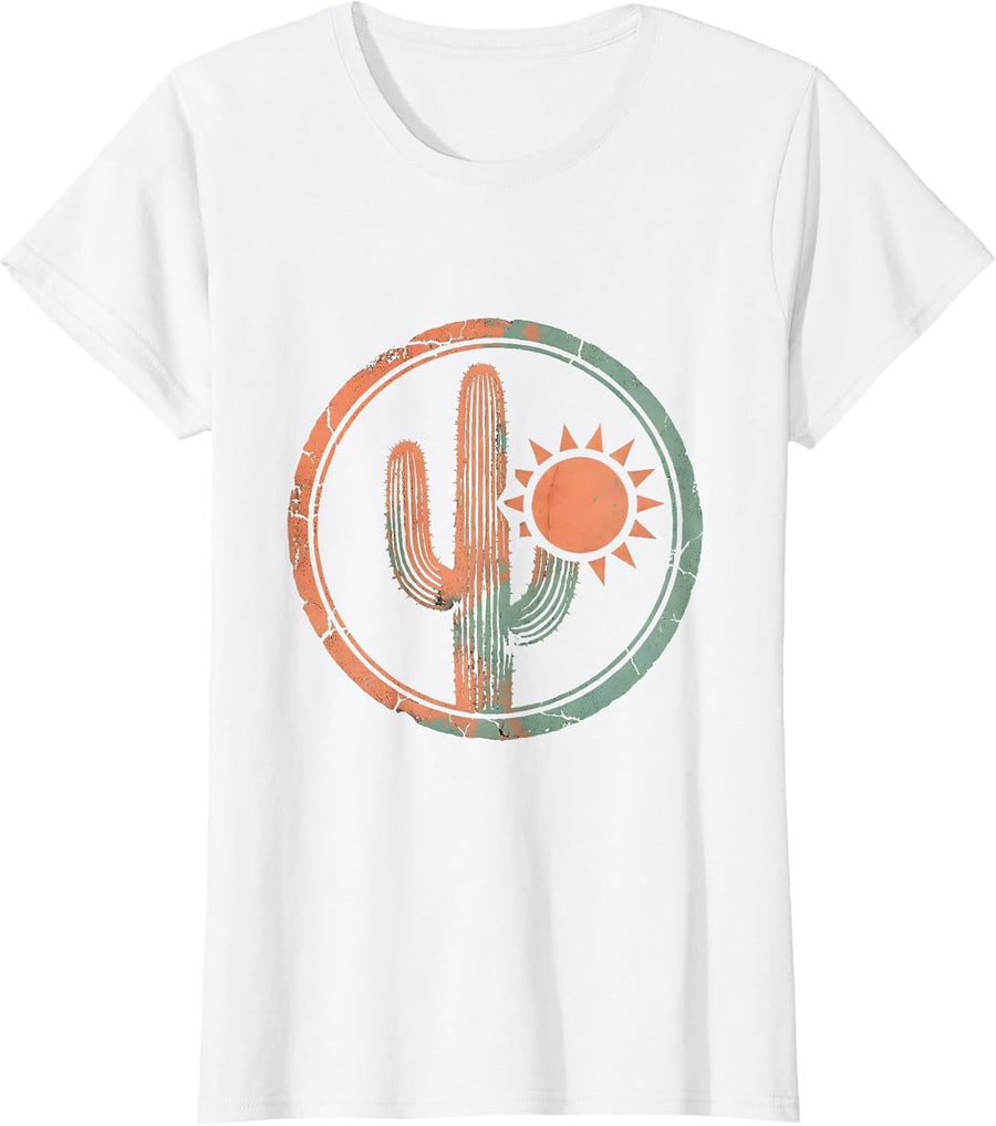 Women's Desert Trail Hiker Sandal Life Graphic T-Shirt - White