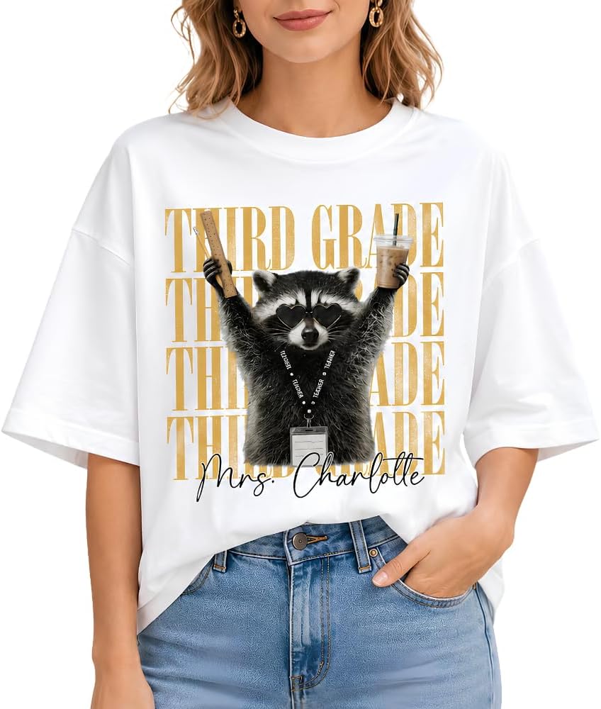 Personalized Teacher Shirt, Custom Teacher Name Tee, Back to School Shirt, Teacher Appreciation Gifts - Design 1