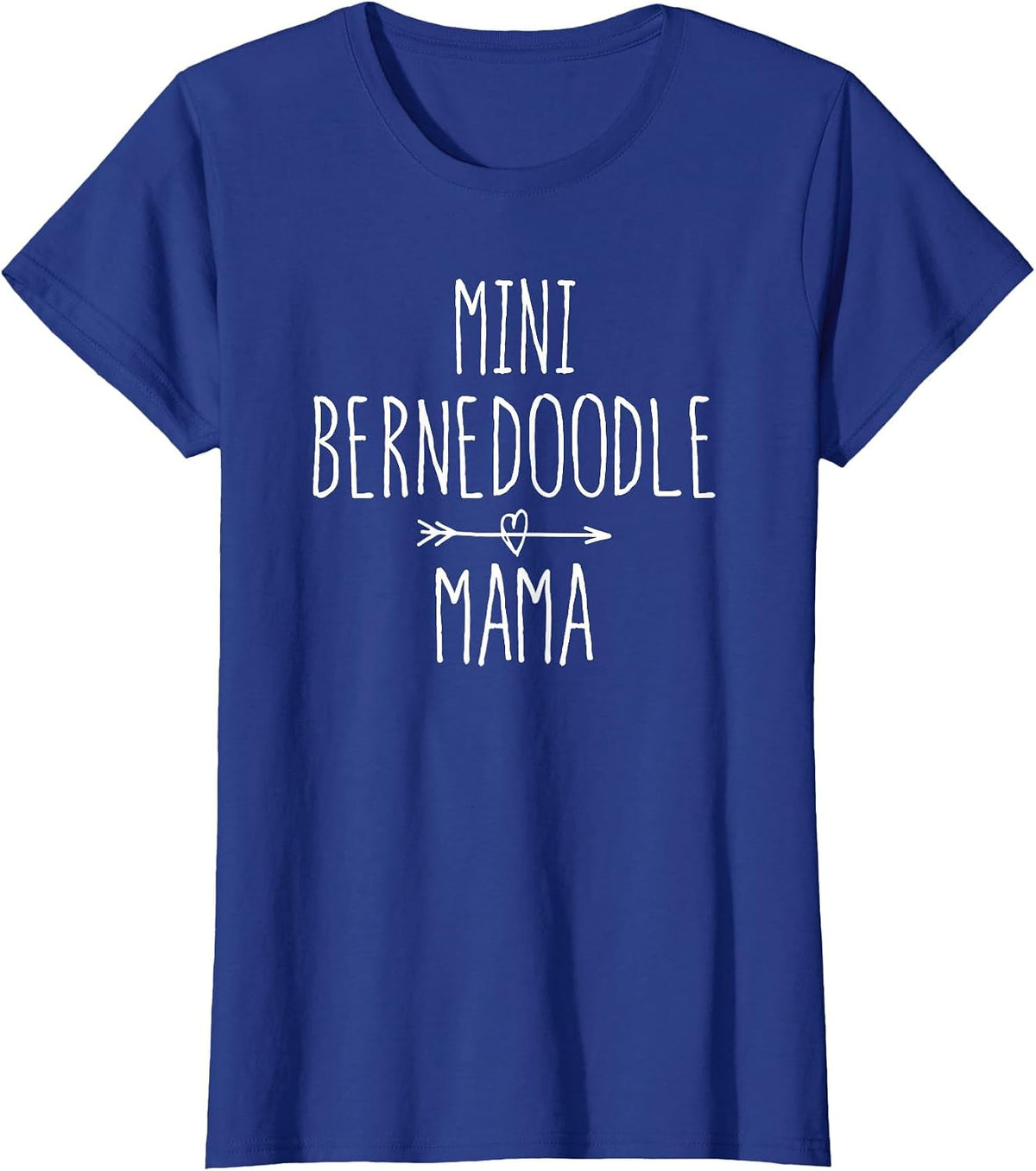 Mini Bernedoodle Mama T-Shirt - Royal Blue