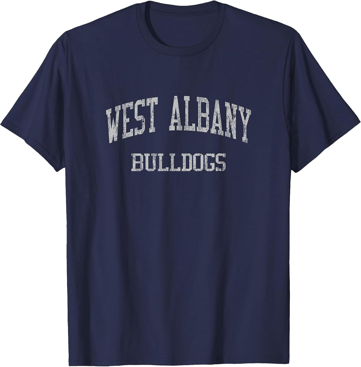 West Albany High School HS Albany OR Vintage Sports T-Shirt - Navy Blue