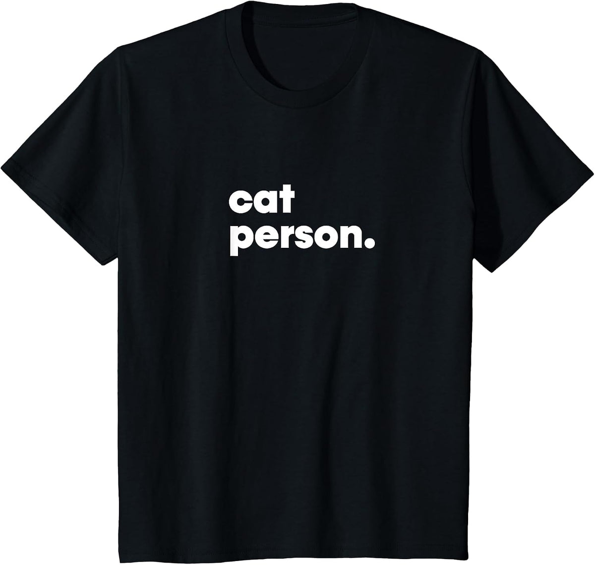 Cat Person - Funny Cat T-Shirt - Black