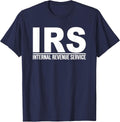 IRS Special Agent Uniform Costume Halloween TEE T-Shirt - Navy Blue