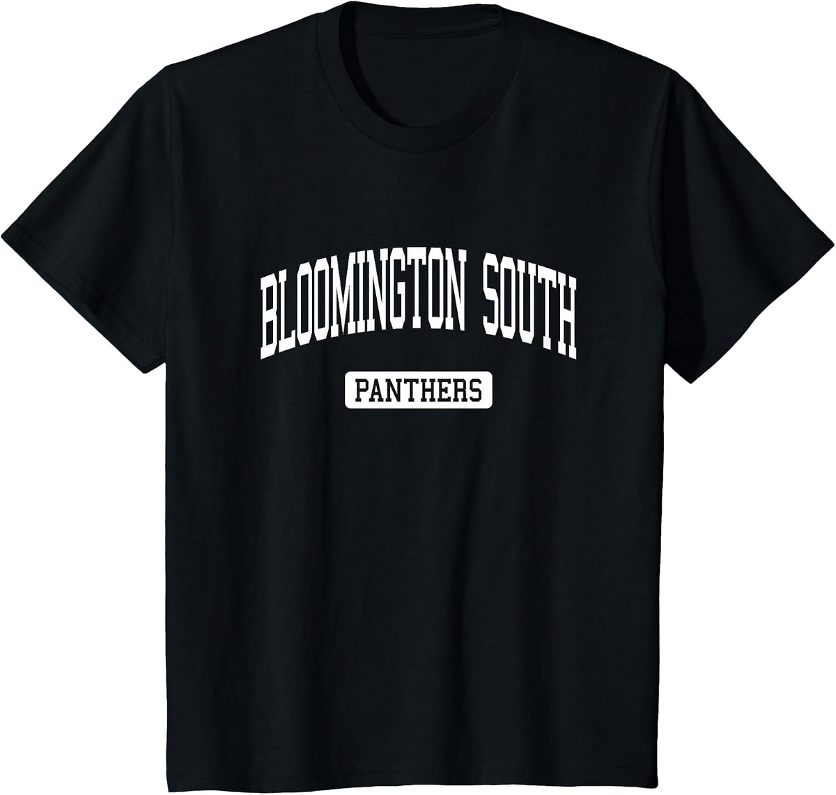 Bloomington South High School HS Bloomington in Varsity SPOR T-Shirt - Black