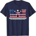 Veteran Corps of Engineers US Army Combat Engineer T-Shirt - Navy Blue