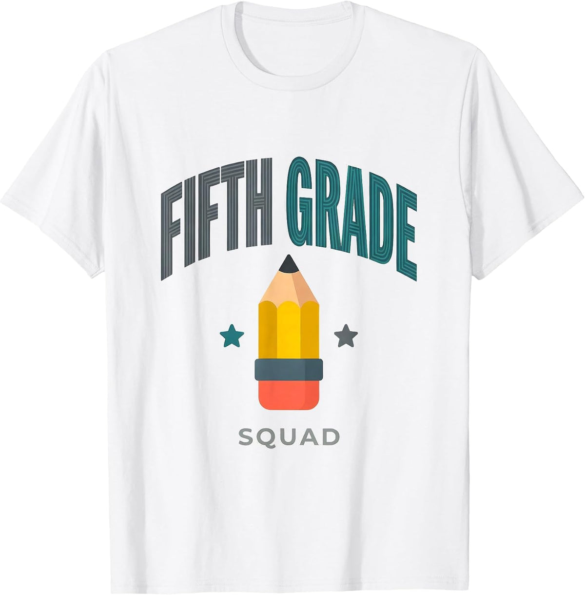 Fifth Grade Squad Teacher Crew Back To School Team T-Shirt - White