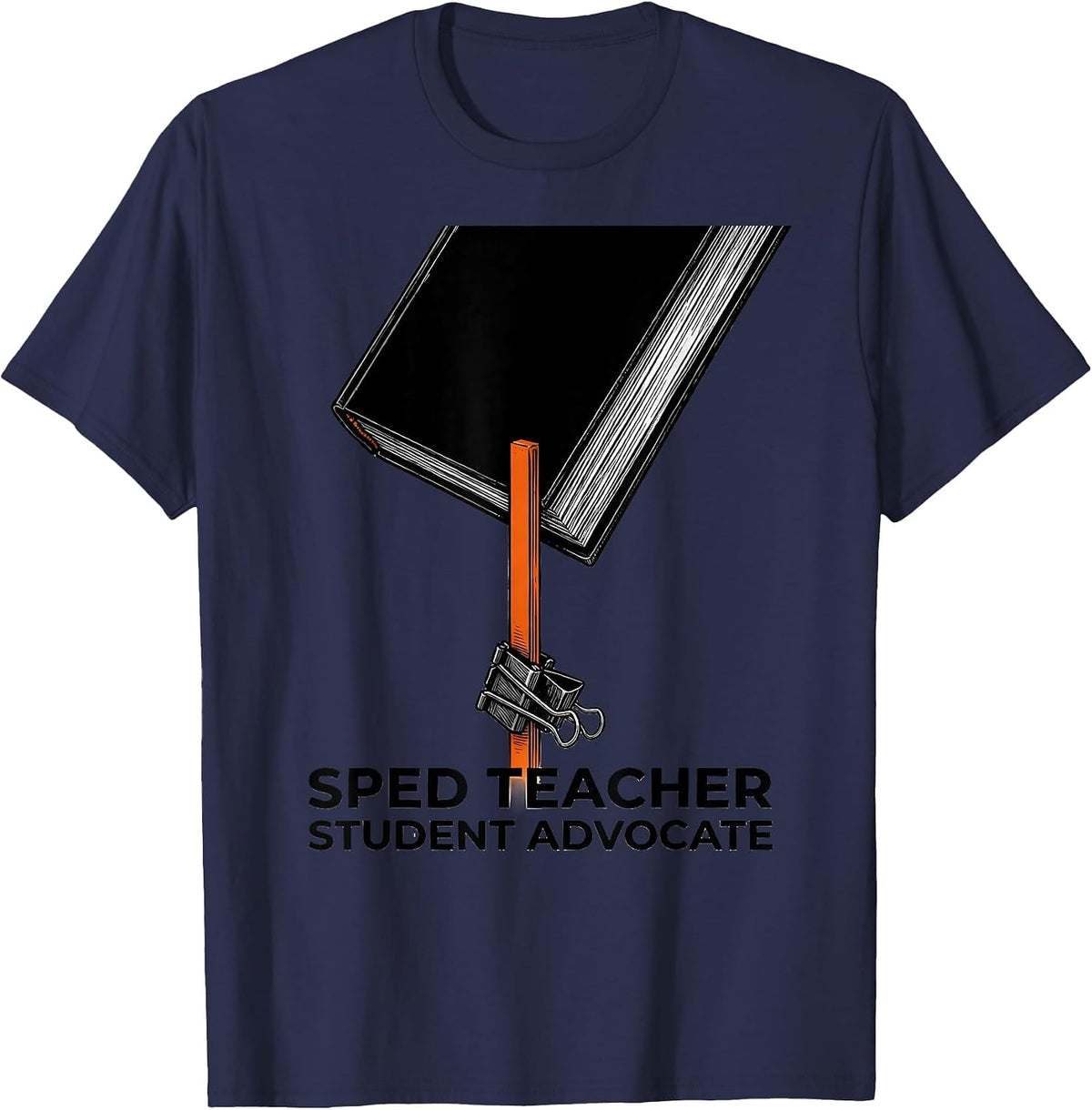 Men's SPED Teacher Student Advocate Special Education Autism T-Shirt - Navy Blue