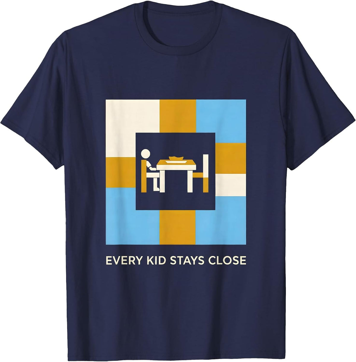 Men's Every Kid Stays Close Special Education Teacher Autism T-Shirt - Navy Blue