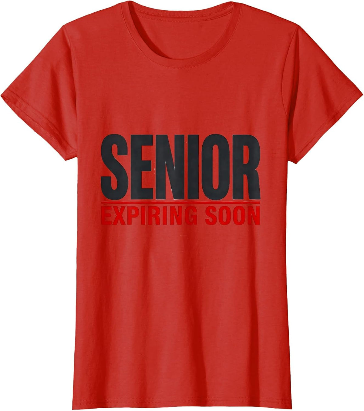 Senior Expiring Soon Funny College Student Gift T-Shirt - Red
