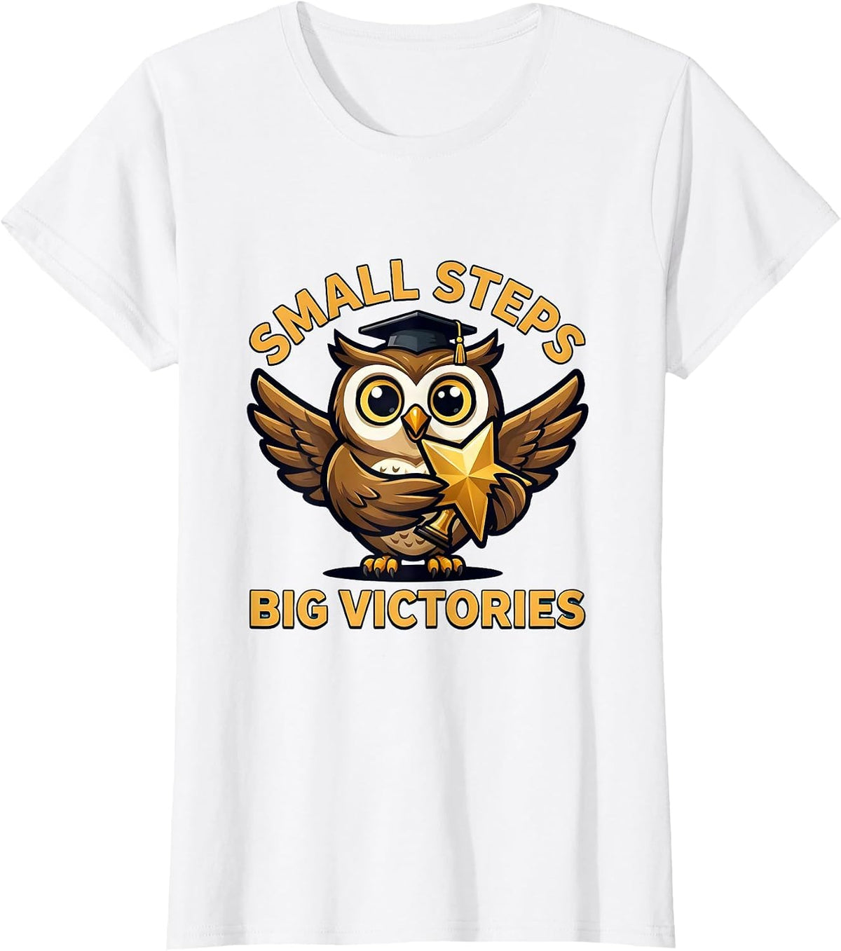 Small Steps Big Victories Special Education Teacher T-Shirt - White
