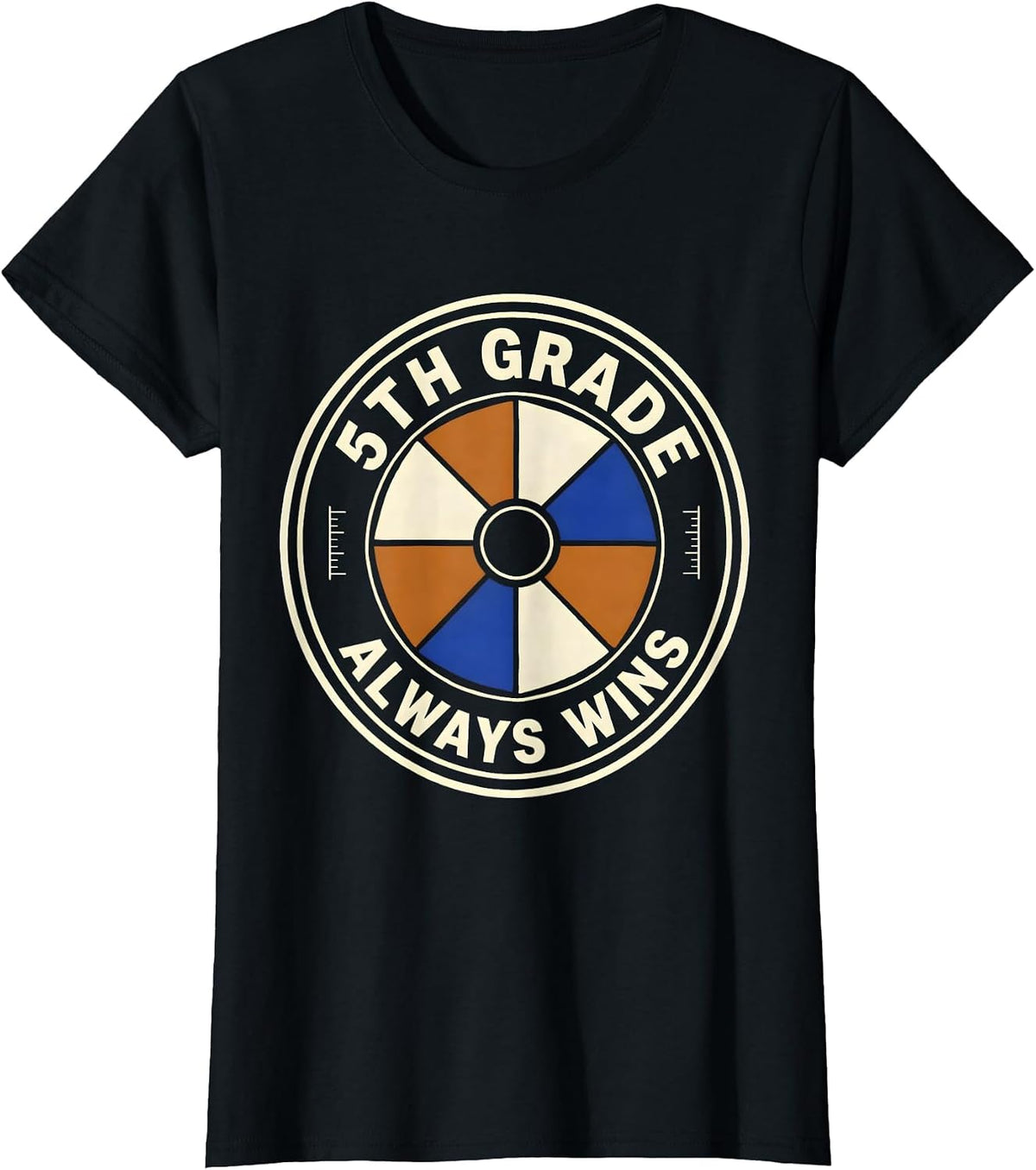 Women's 5th Grade Always Wins Funny Back To School Kids Teachers T-Shirt - Black