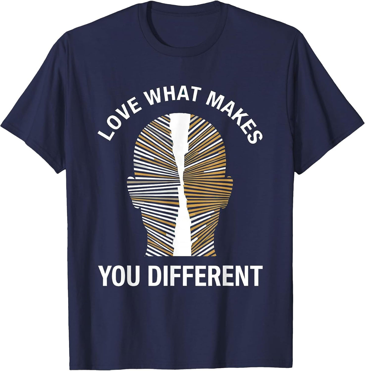 Love What Makes You Different Special Ed Teacher T-Shirt - Navy Blue
