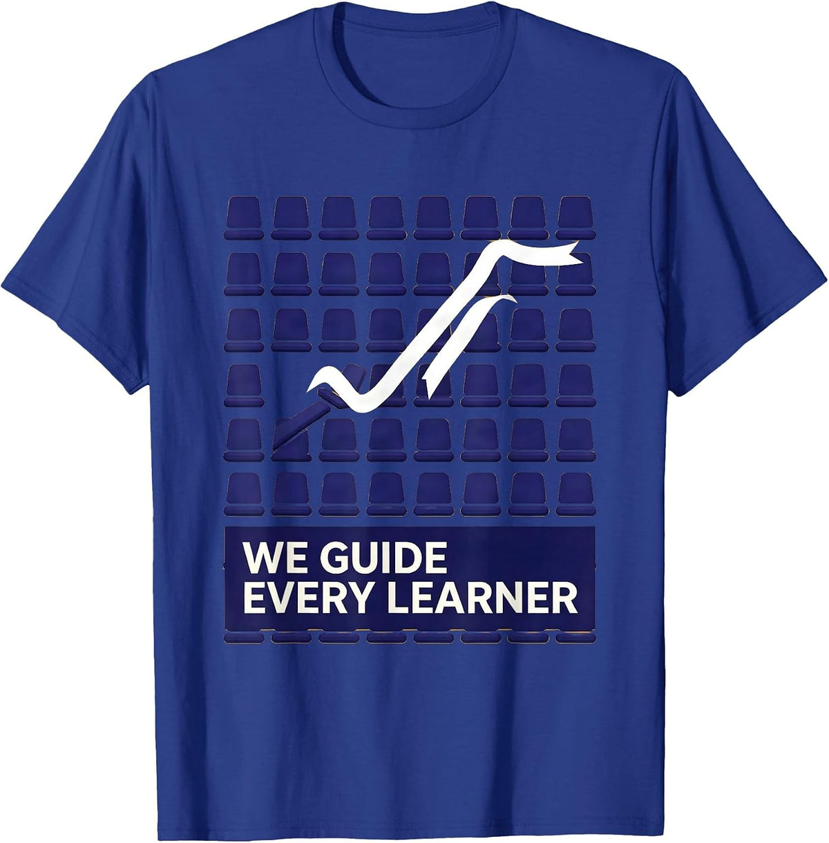 We Guide Every Learner Specialist Teacher Team Specials T-Shirt - Royal Blue