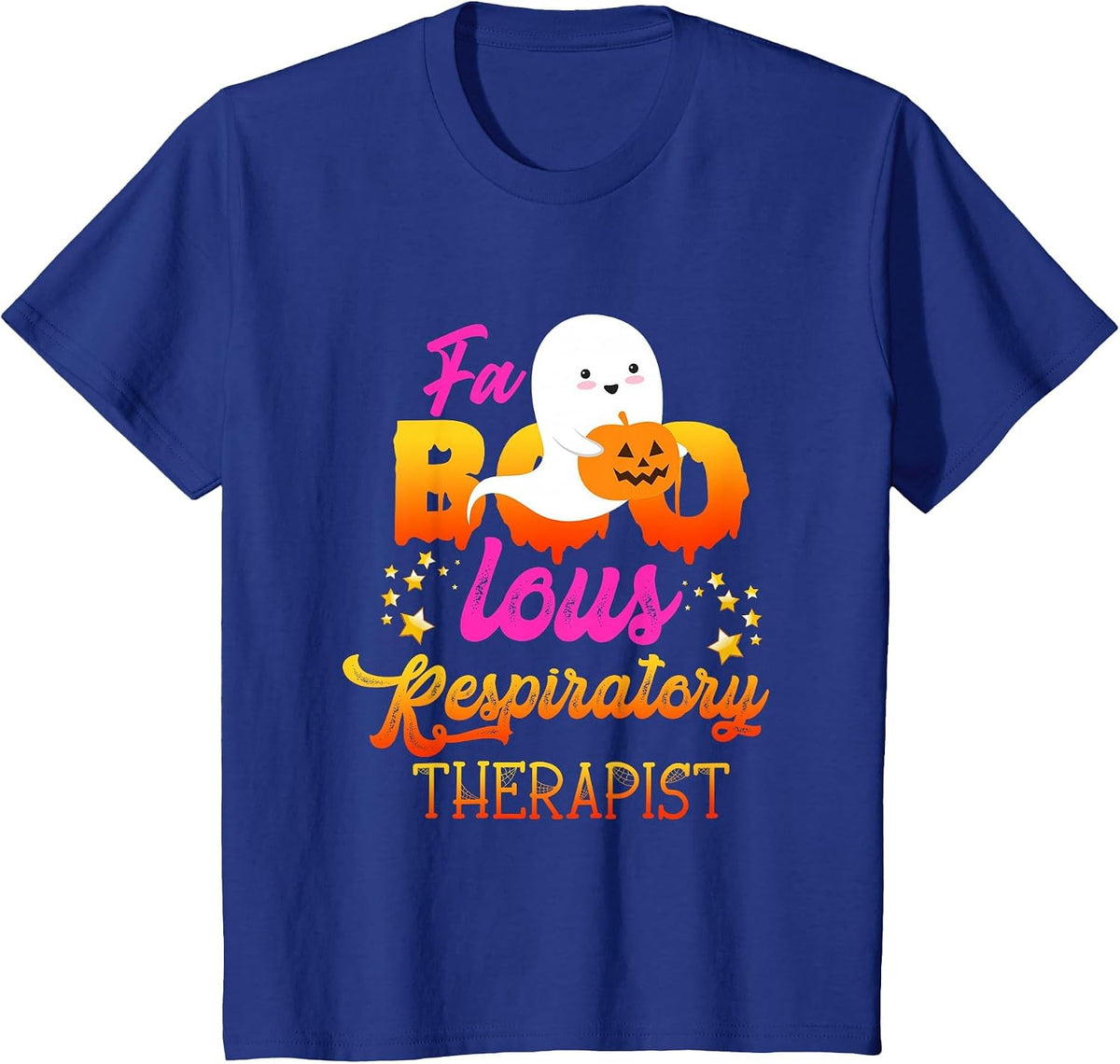 Faboolous Respiratory Therapist Halloween Trick Or Treat T-Shirt - Royal Blue