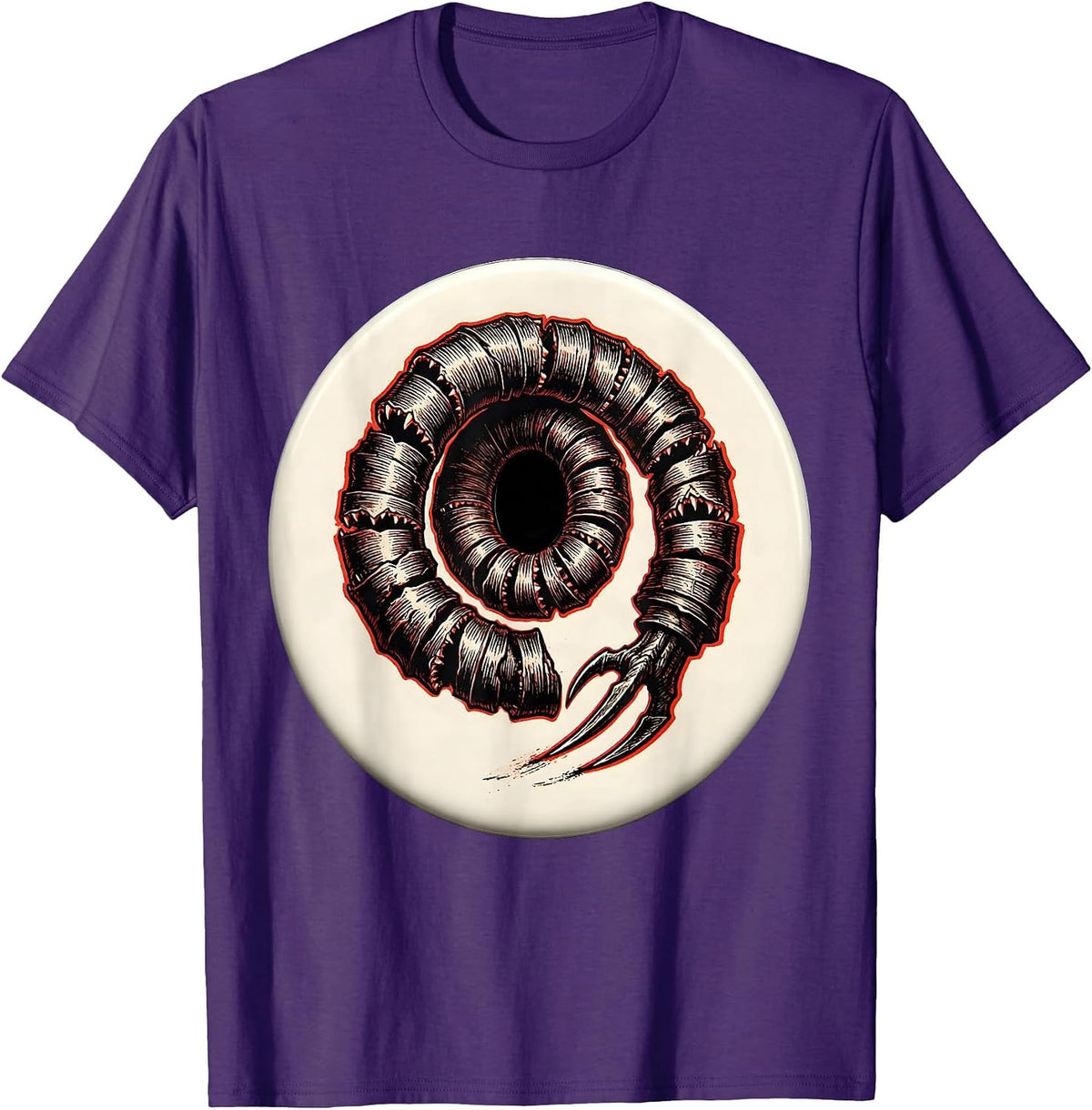 Men's Sealed Noodle Ferret Lover Parody Humor T-Shirt - Purple