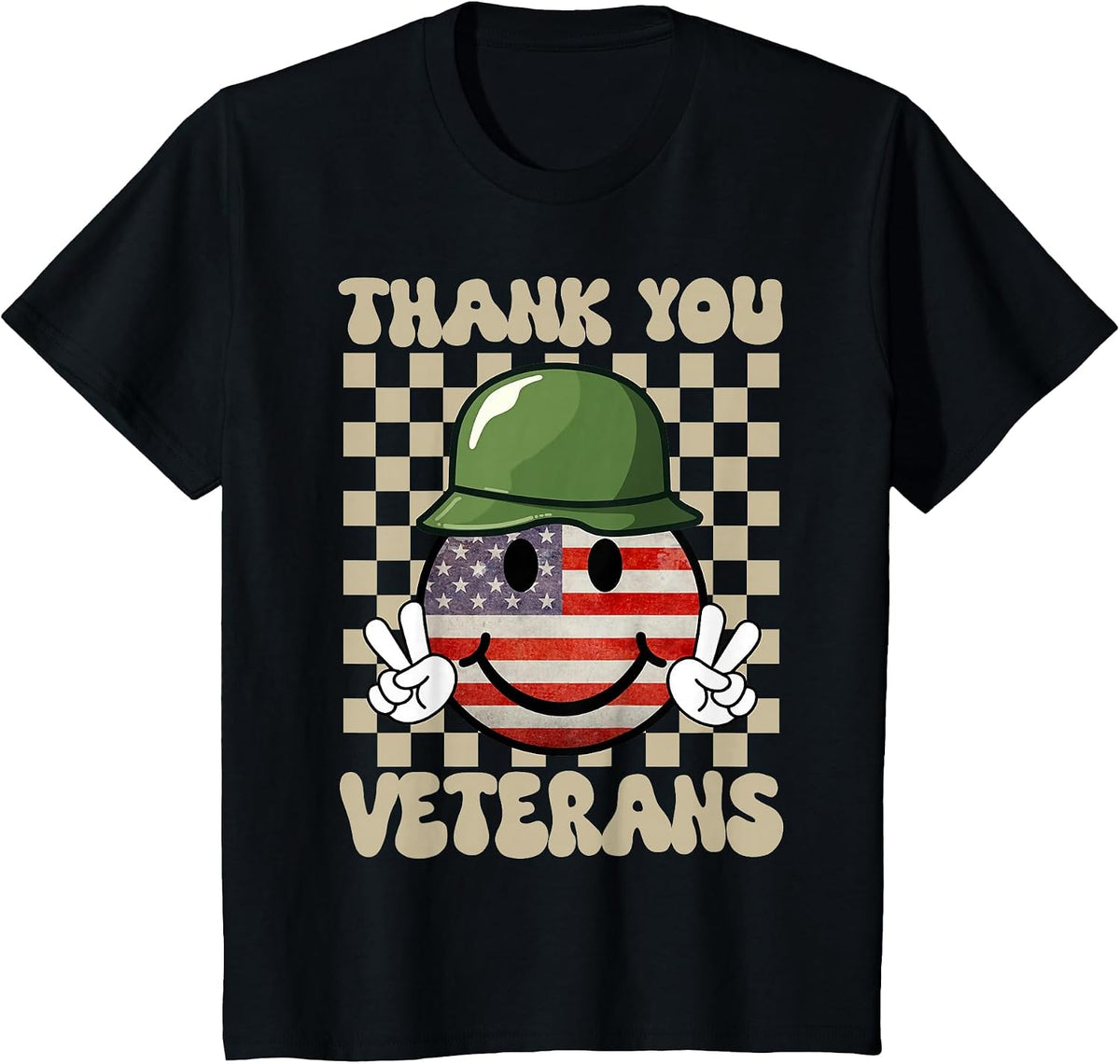 Day Memorial Day Partiotic T-Shirt - Black