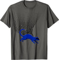Ferret Leap Modular Grid Funny Ferret Lover Gift T-Shirt - Asphalt Grey