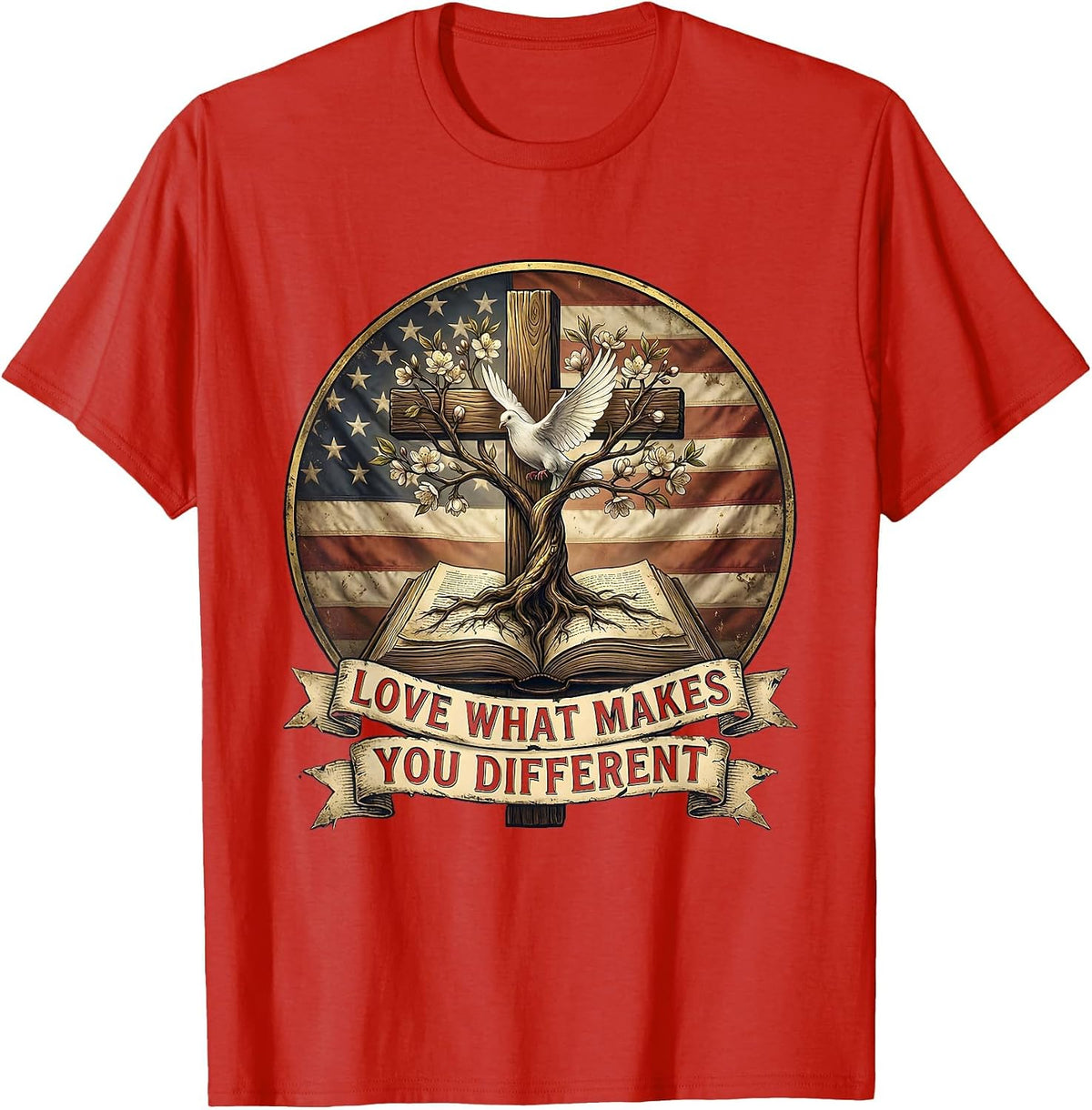Men's Love What Makes You Different Special Ed Teacher T-Shirt - Red