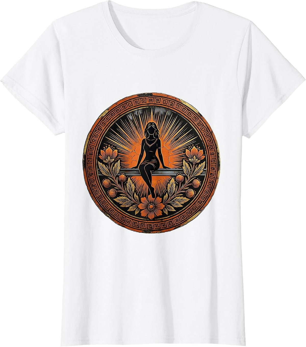 Ironworker on Steel Beam Sunrise Labor Day T-Shirt - White