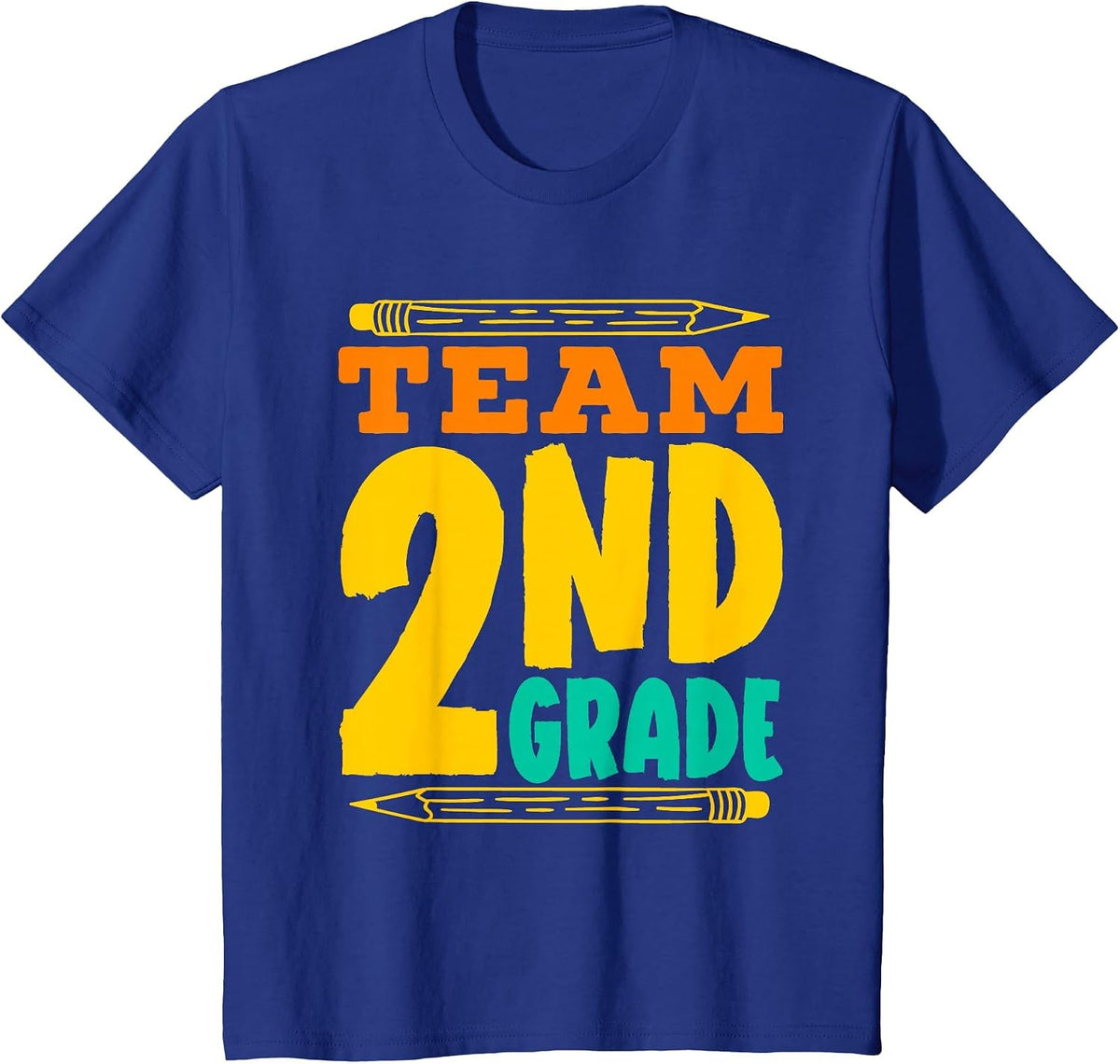 Team 2Nd Grade Second Teacher School Grader 2 Two T-Shirt - Royal Blue