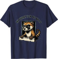 My Ferret Is In The Walls Funny Ferret Lover Gift T-Shirt - Navy Blue