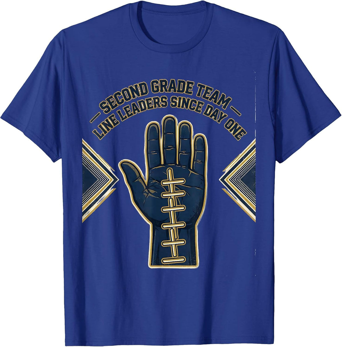 Men's Second Grade Team — Line Leaders Since Day One Teacher T-Shirt - Royal Blue