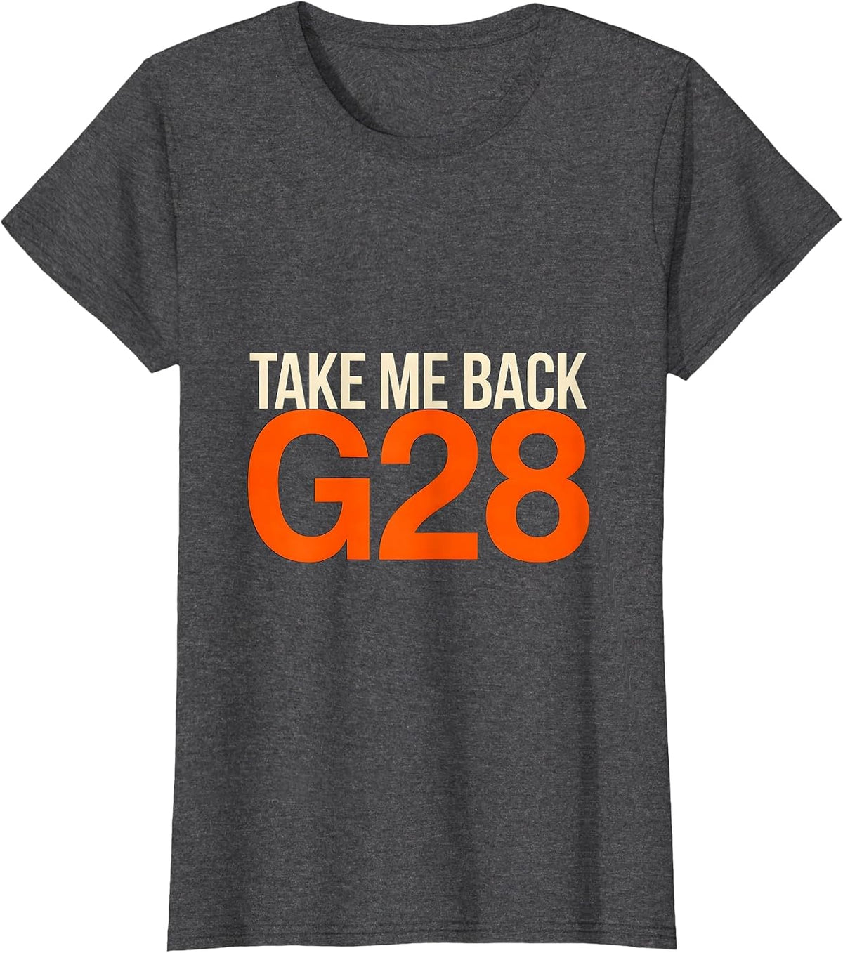 Women's Take Me Back G28 Funny CNC Machinist Trade Jargon Humor T-Shirt - Dark Heather Grey
