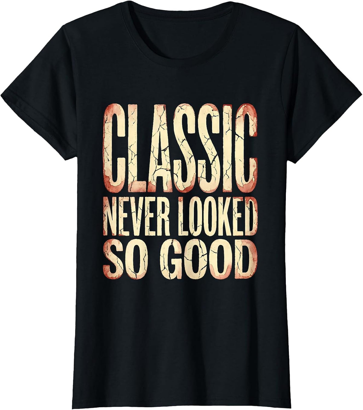 Women's Classic Never Looked So Good Tuxedo Design T-Shirt - Black