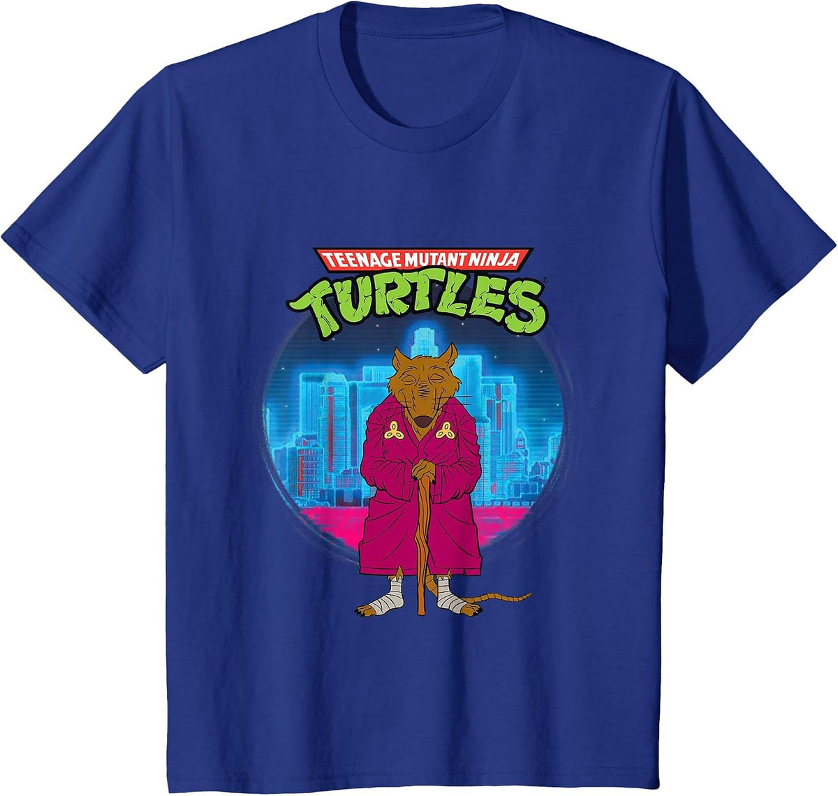 Original Teenage Mutant Ninja Turtles Splinter the Rat T-Shirt - Royal Blue