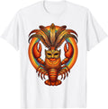 Mardi Gras Crawfish Masquerade Costume Design T-Shirt - White