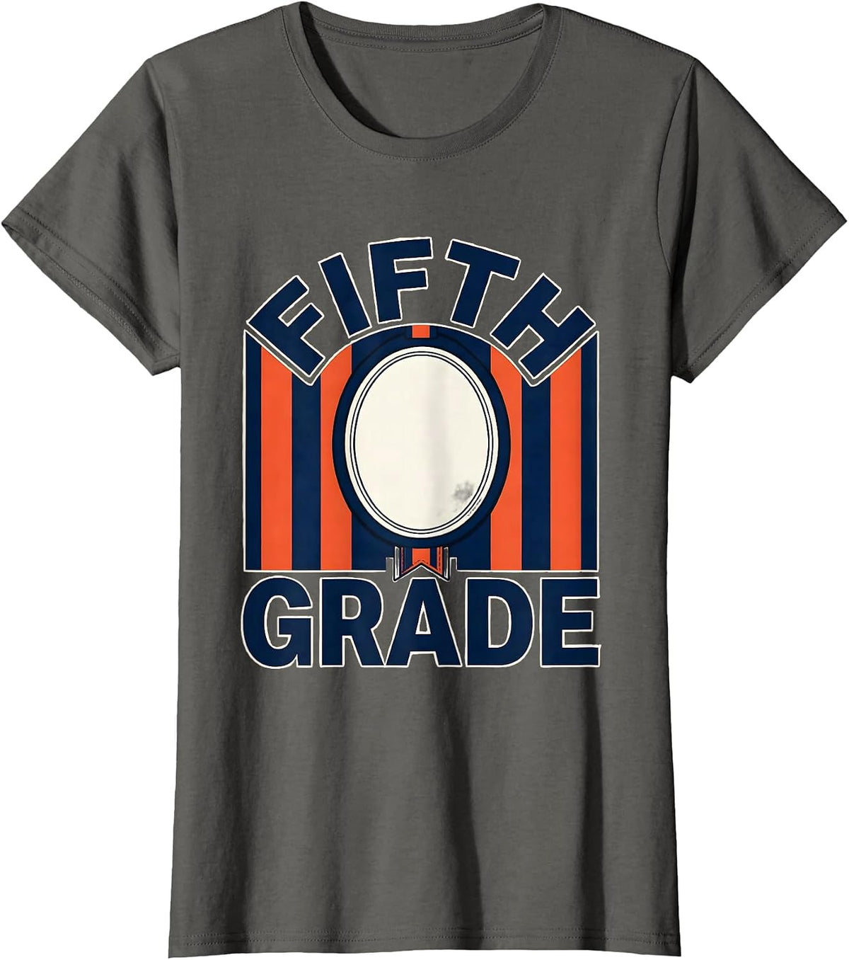 Women's Fifth Grade Preppy Back To School Teacher Girls T-Shirt - Asphalt Grey
