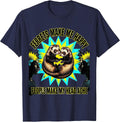 Ferrets Make Me Happy, People Make My Head Ache Funny T-Shirt - Navy Blue