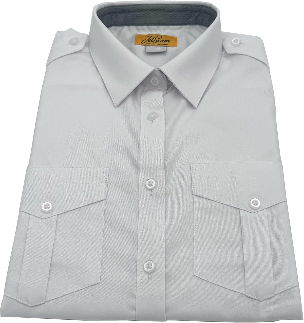 Women's Gold Label Long Sleeve Pilot Shirt, with Eyelets - As Pictured
