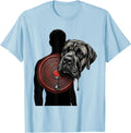 Men's Great Dane Drool Jowl Humor Dog Lover Gift T-Shirt - Baby Blue