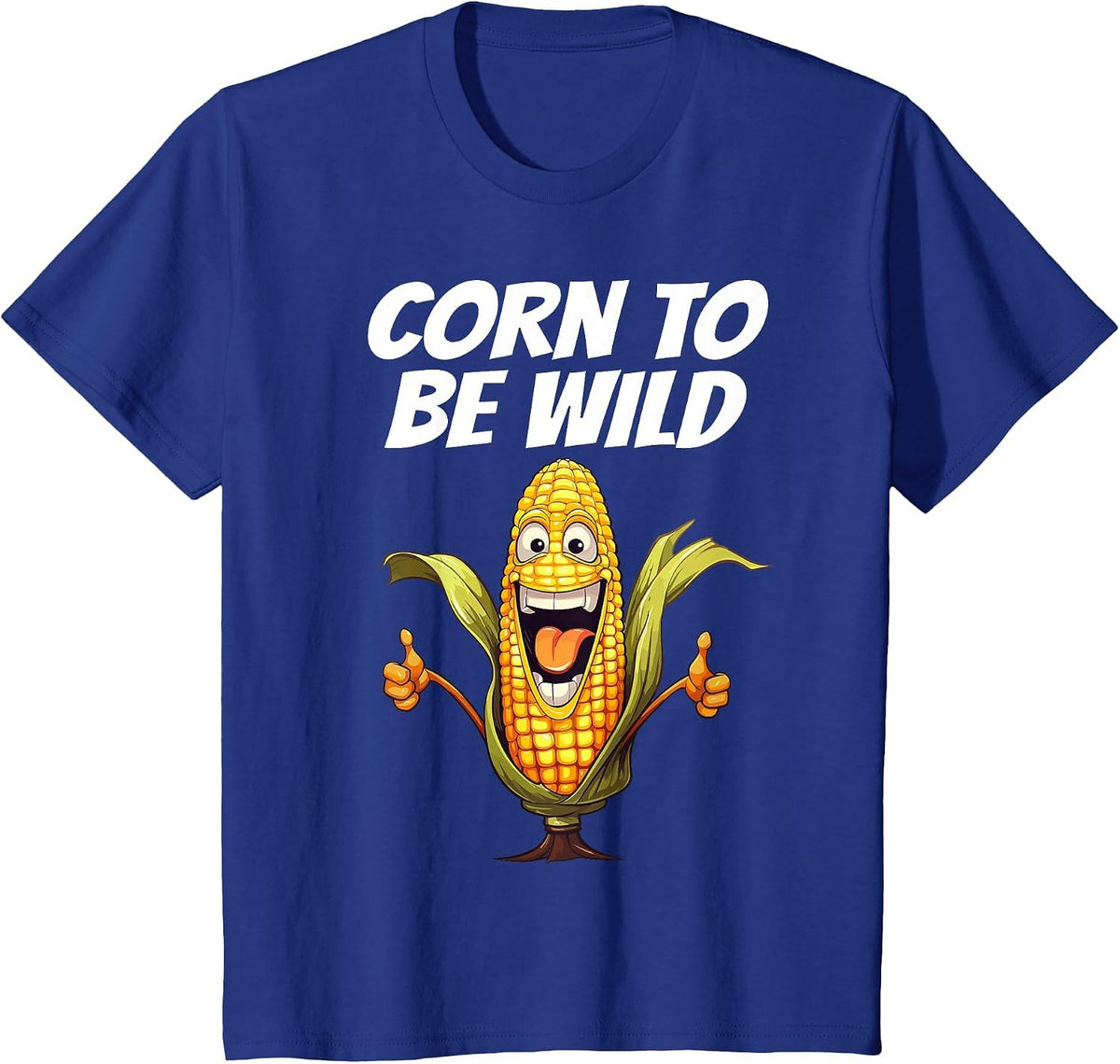 Funny Corn Shirt Men Women Corn On The Cob Costume Farmer T-Shirt - Royal Blue