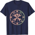 Labor Day Mechanic Under the Hood Illustration T-Shirt - Navy Blue