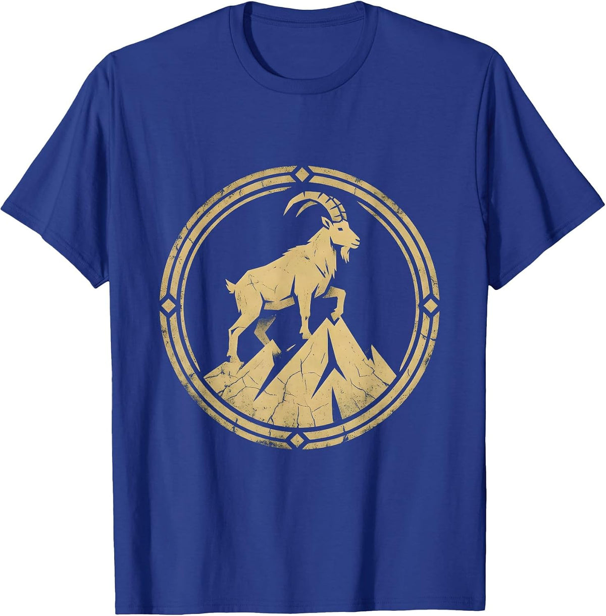 Mountain Goat Summit Freedom Long Sleeve T-Shirt - Royal Blue