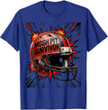 Mosh Pit Survivor Concert Music Design T-Shirt - Royal Blue