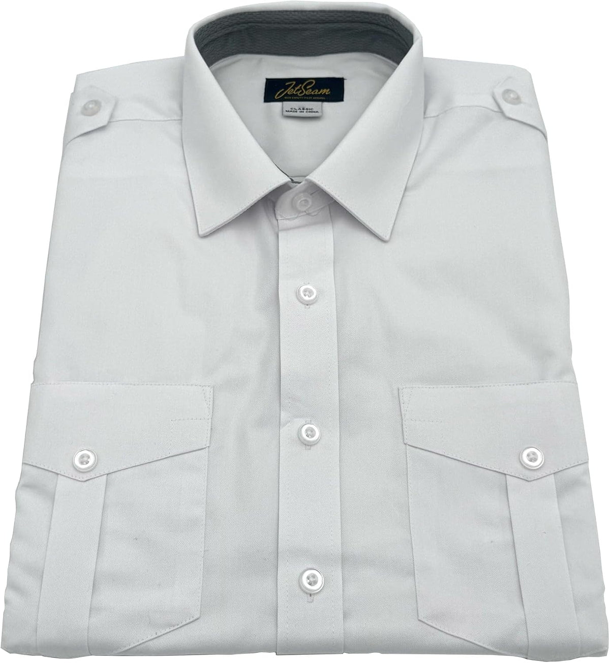 Men's Black Label Classic Cut Long Sleeve Pilot Shirts - As Pictured