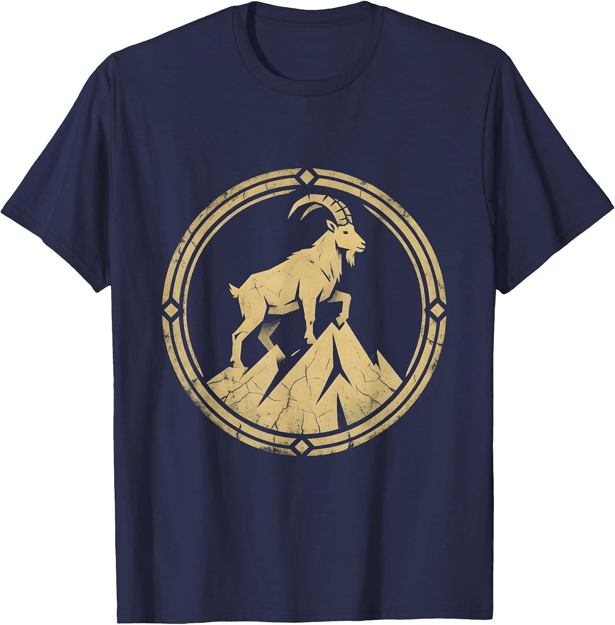Mountain Goat Summit Freedom Long Sleeve T-Shirt - Navy Blue