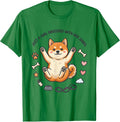 Men's Just A Girl Obsessed With Her Shiba Funny Kawaii Dog Lover T-Shirt - Kelly Green