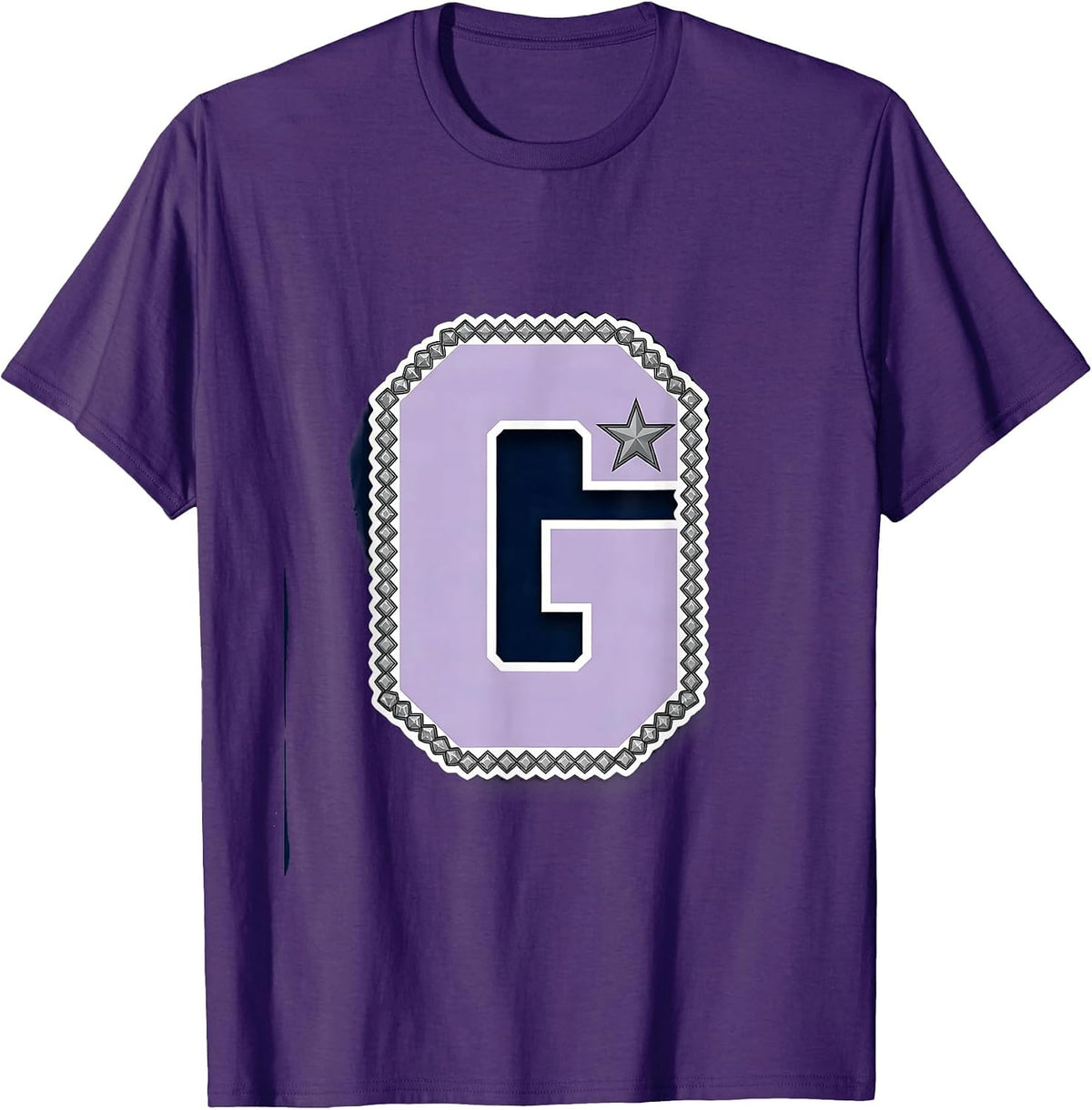 Girl Stargazing Rooftop Blanket Fort Illustration T-Shirt - Purple