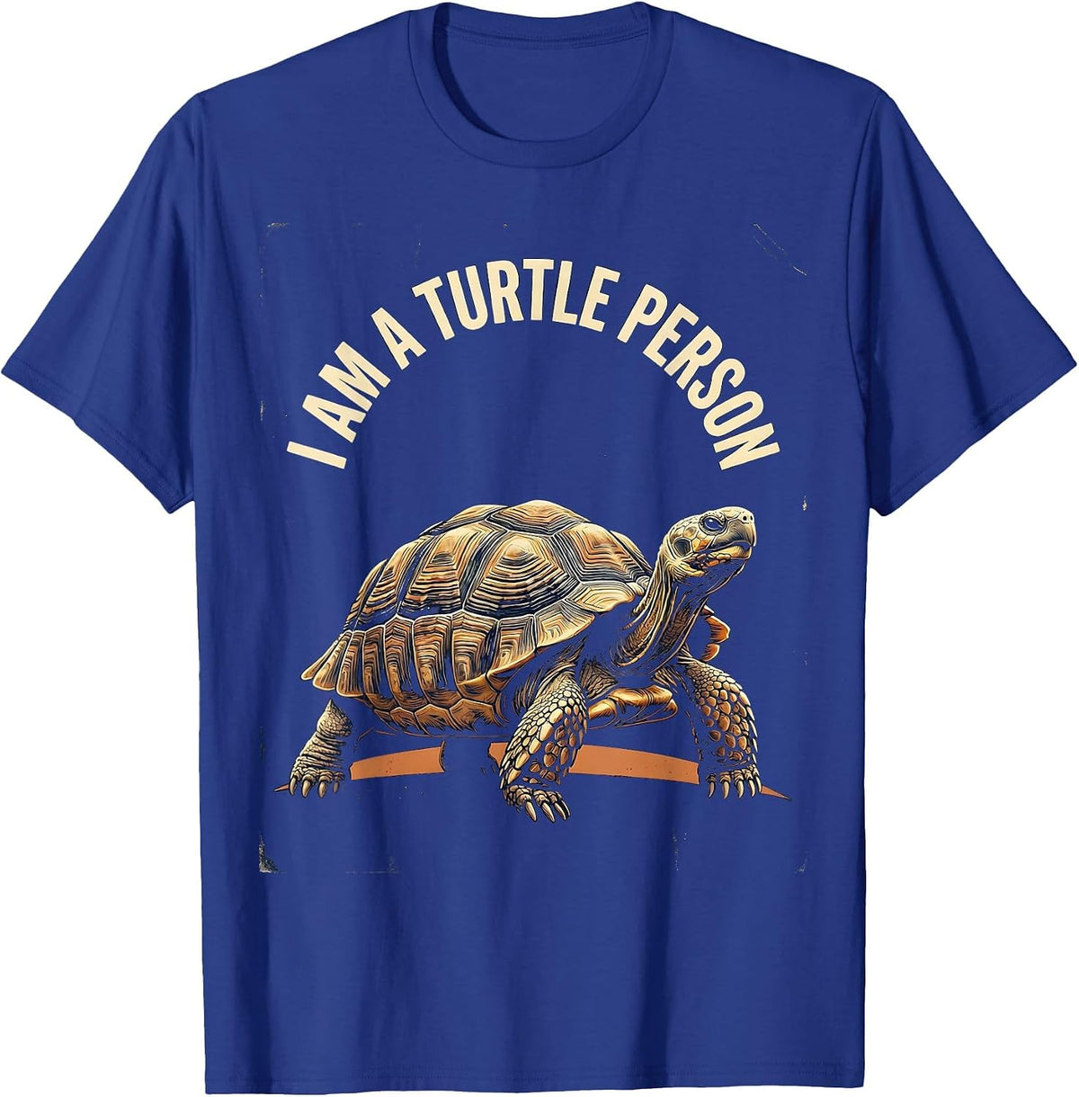 Men's I Am A Turtle Person Vintage Turtle Lover Gift T-Shirt - Royal Blue