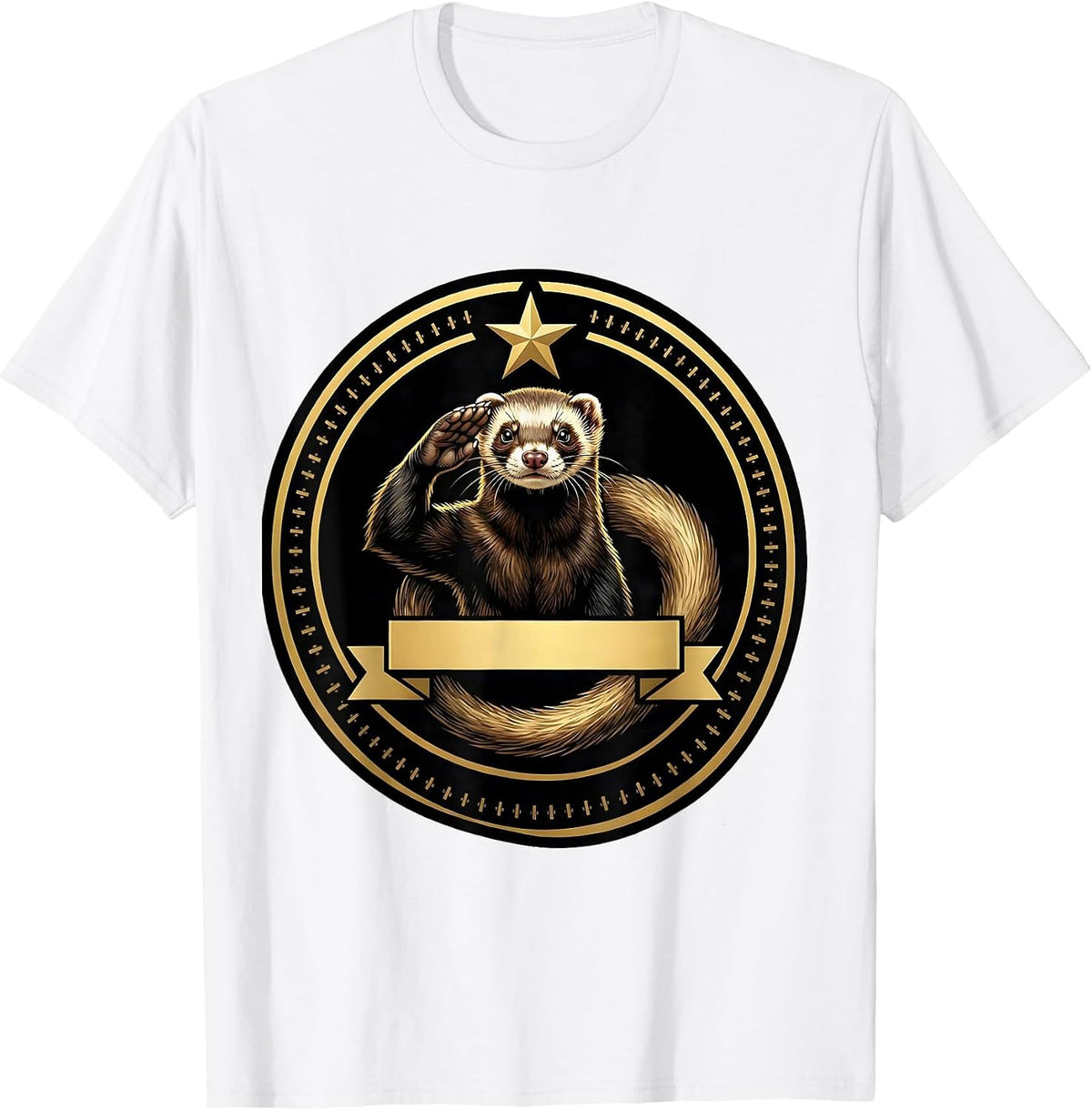 Men's Ferret Owner Seal Funny Pet Lover Gift T-Shirt - White
