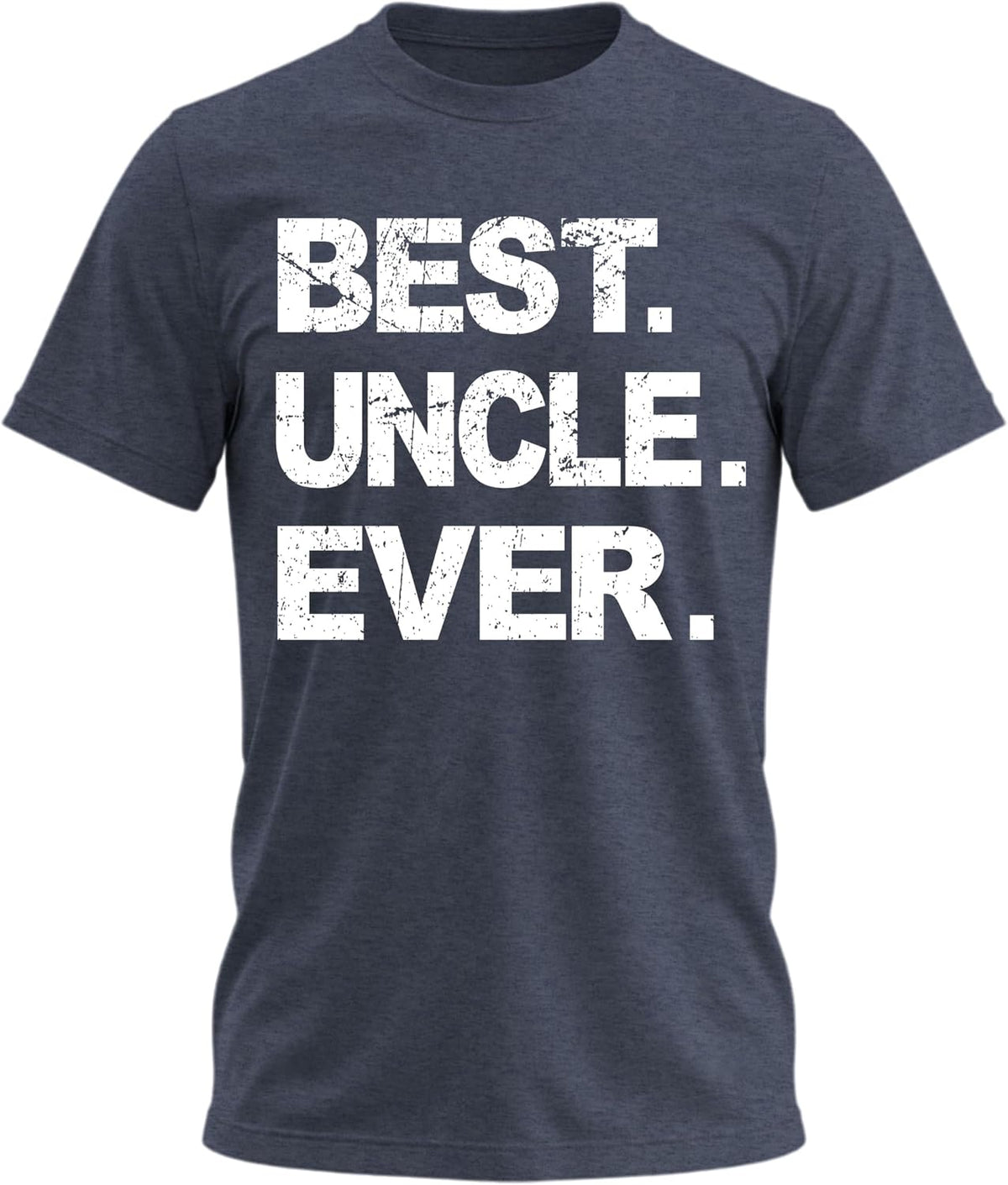 Awesome Uncle Looks Like Mens Funny Best Uncle Tee Shirt - Best Uncle Ever Navy Heather