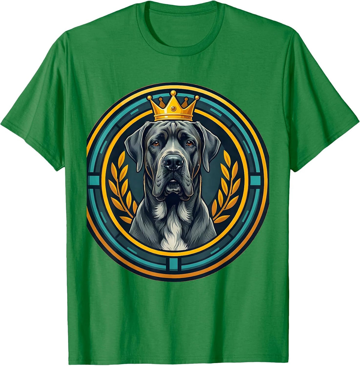Men's Great Dane Royal Crown Graphic T-Shirt - Kelly Green